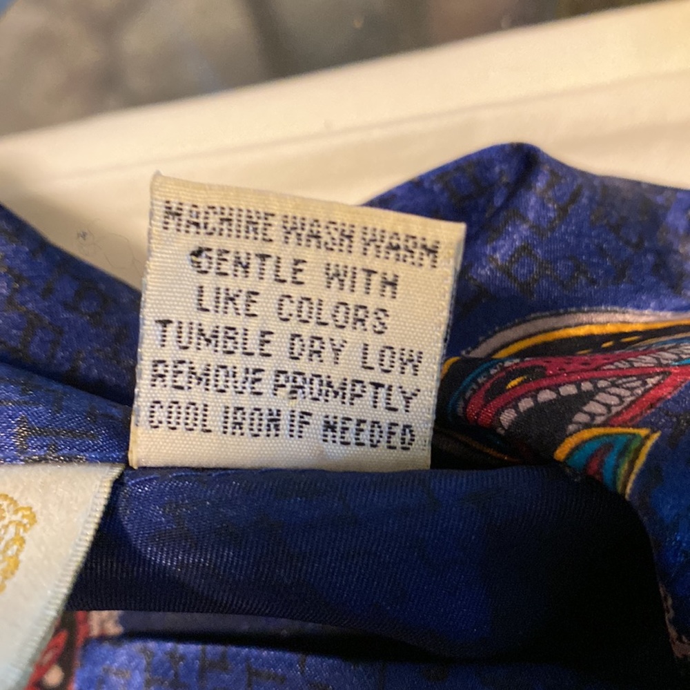 London Navy Blue Beautiful Paisley Design Pajamas Pants Set - Picture 13 of 15